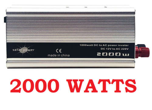 2000W Peak Power 12V Inverter Modified Sinewave 2000 Watts 12v DC to 220v AC Inverter