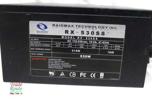 3 x Assorted Computer Power Supplies (Raidmax 530W +Andertek 450w x 2) - 1 bid for all 3