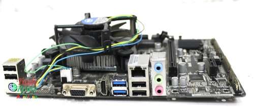 3 X Computer Motherboards Assorted + 3 x Processors (Core i5 + Pentium + Celeron)  [salvage stock]