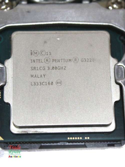 3 X Computer Motherboards Assorted + 3 x Processors (Core i5 + Pentium + Celeron)  [salvage stock]