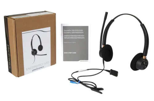 Plantronics Poly EncorePro HW520 Binaural Windeband Headset (For Call Centres / Contact Centres)
