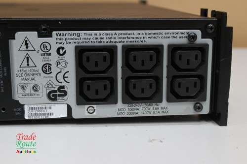 APC Smart-UPS (SURT2000XLI) Uninterrupted Power Supply [ Salvage Stock - Sold untested]