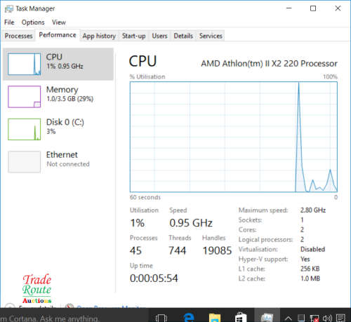 HP COMPAQ 6005 PRO SFF DESKTOP PC | AMD Athlon II X2 220 Processor | 4GB RAM | 2TB HDD