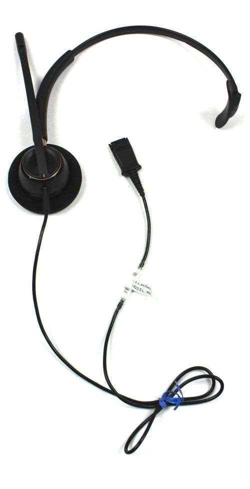 Plantronics Poly EncorePro HW510 Noise Cancelling Over Head Monaural Headset (For Call Centres)