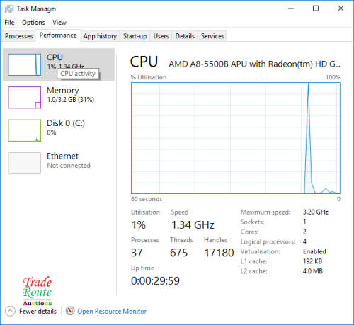 HP COMPAQ 6305 PRO SFF PC | AMD A8-5500B Processor 3.2GHz with Radeon Graphics [ 4GB RAM | 2TB HDD ]