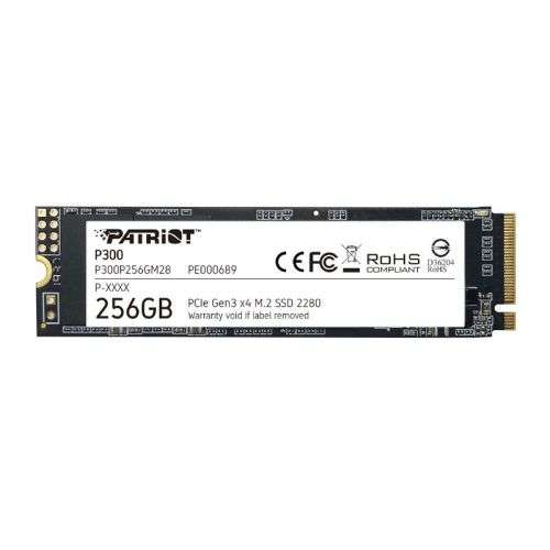 256GB SSD Solid State Drive - Patriot P300 256GB M.2 PCIe NVMe SSD