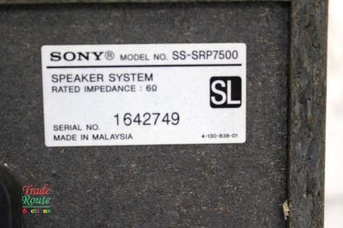 Set of 2 x Sony Speakers Model SONY SS-SRP7500