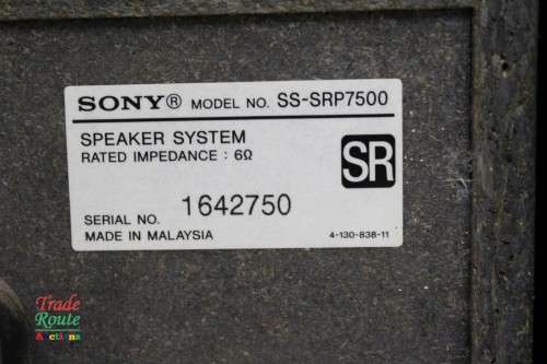 Set of 2 x Sony Speakers Model SONY SS-SRP7500