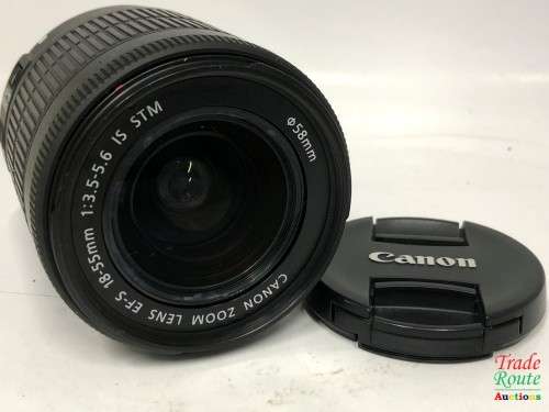Canon EF-S 18-55mm f/3.5-5.6 IS (IMAGE STABILIZER) STM Camera Lens for Canon Digital SLR Cameras