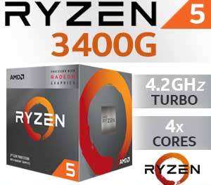 HP EliteDesk 705 G4 SFF Desktop Computer | AMD Ryzen 5 PRO 3400G Radeon Vega Graphics ** GAMING PC