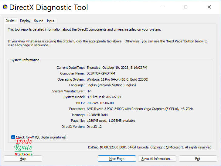 HP EliteDesk 705 G4 SFF Desktop Computer | AMD Ryzen 5 PRO 3400G Radeon Vega Graphics ** GAMING PC