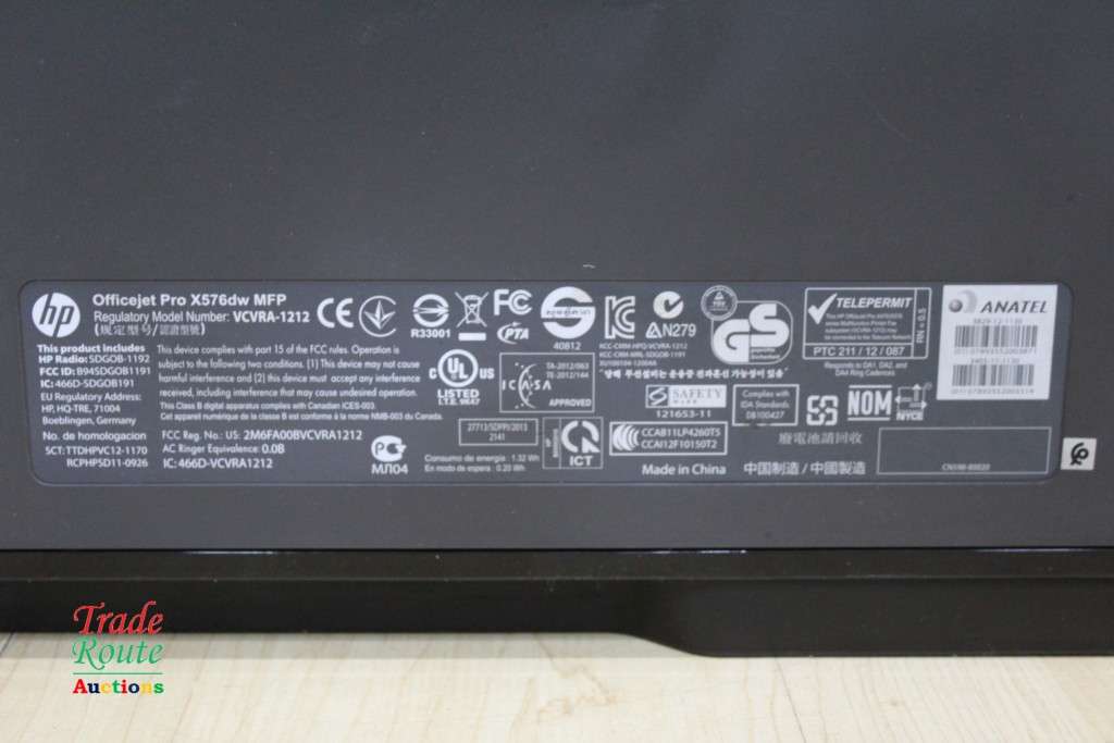 HP Officejet Pro X576dw A4 Colour Multifunction Inkjet Printer [ Needs new Catridges ]