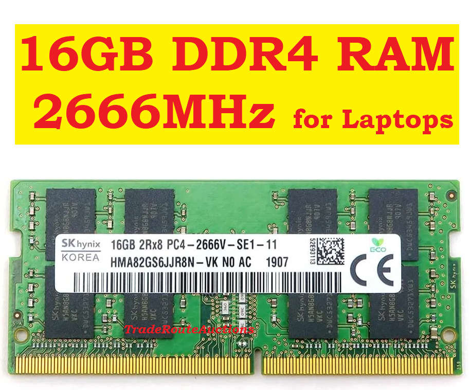 SK HYNIX 16GB DDR4 RAM 2666MHZ LAPTOP RAM Memory Module
