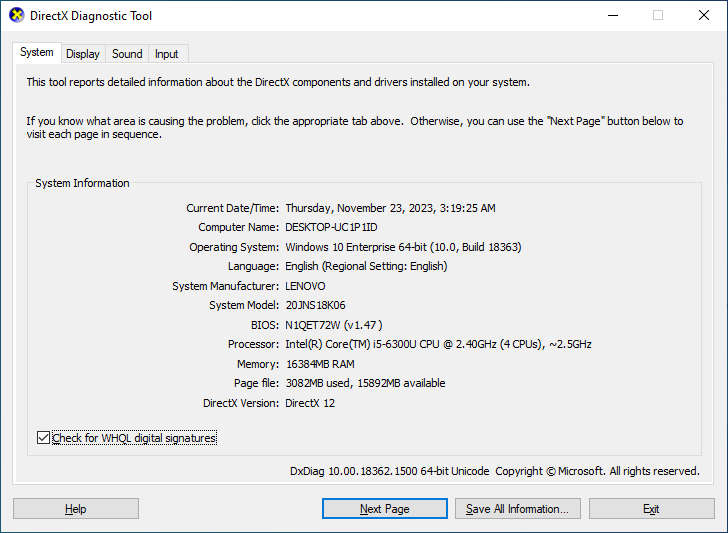 LENOVO THINKPAD T470 Full HD Laptop | CORE i5 | 16GB RAM | 128GB SSD