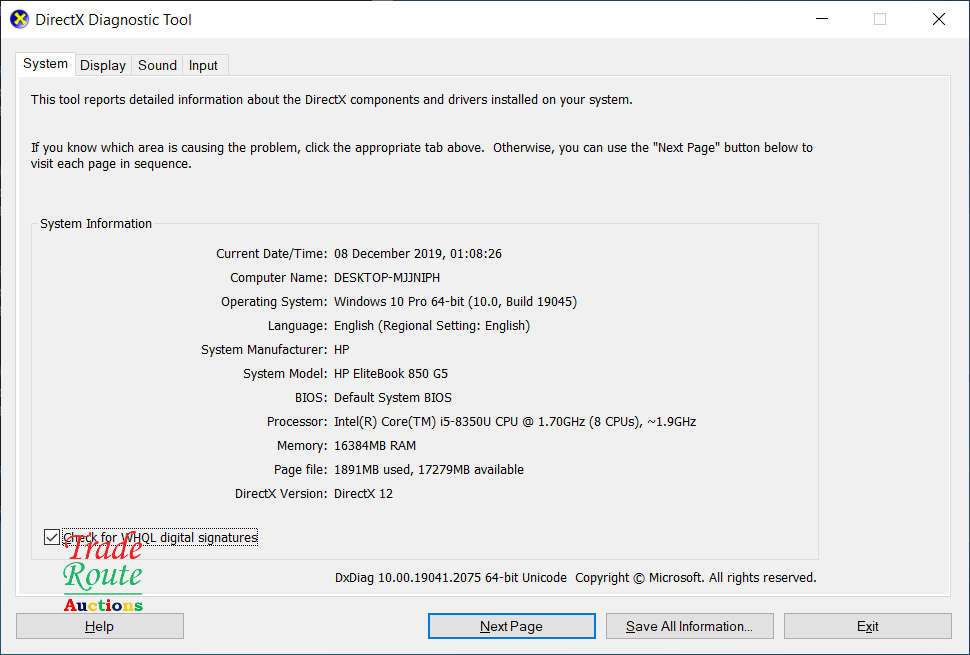 HP EliteBook 850 G5 LAPTOP 15.6 Inch * UHD SUPER FAST * CORE i5 * 16 GB RAM * 256GB SSD * WIN 10 PRO