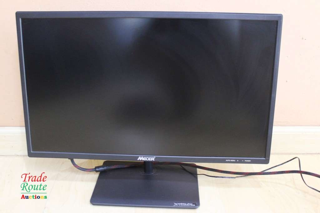 Mecer 23.8` 16 x 9 TFT LED Wide Monitor, 1920 x 1080 Full HD, W/VGA + HDMI & Built-in Speakers