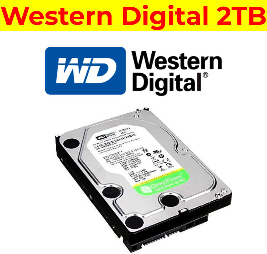 Western Digital 2TB HDD [ 2000GB ] WD20EURX - INTERNAL HARD DISK DRIVE