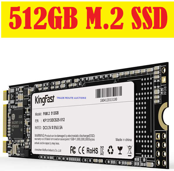 512GB SSD ** SuperFast ** KingFast 512GB M.2 SSD Solid State Drive