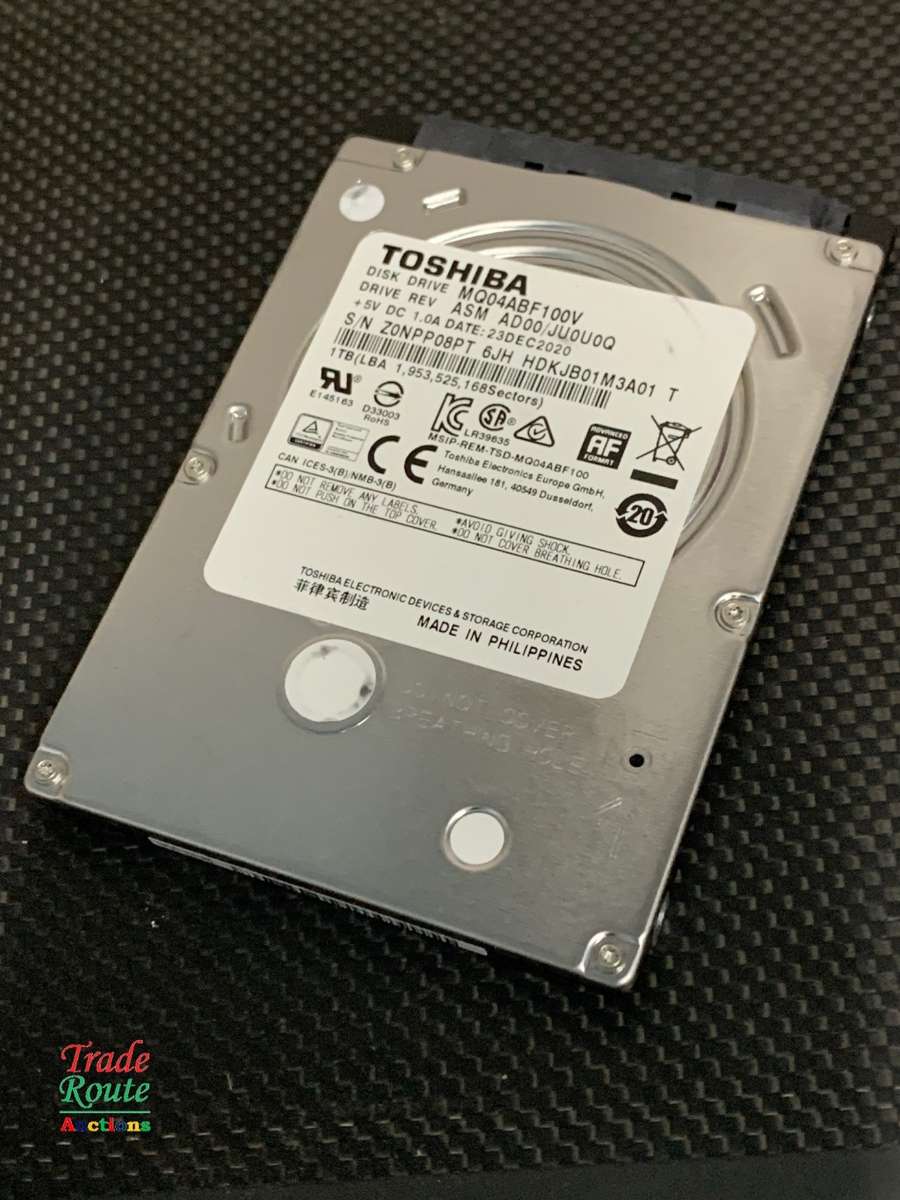 Toshiba 1 TB HDD (1000 GB) - For Laptops, DVRs, NVRs & Desktops - Slim 7mm