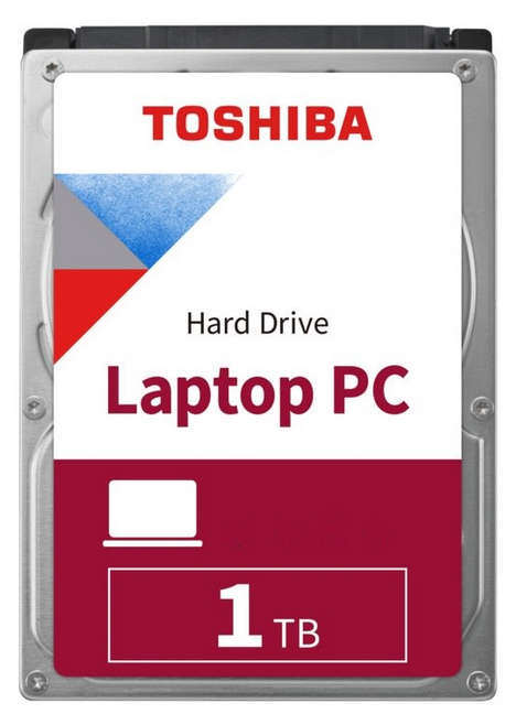 Toshiba 1 TB HDD (1000 GB) - For Laptops, DVRs, NVRs & Desktops - Slim 7mm