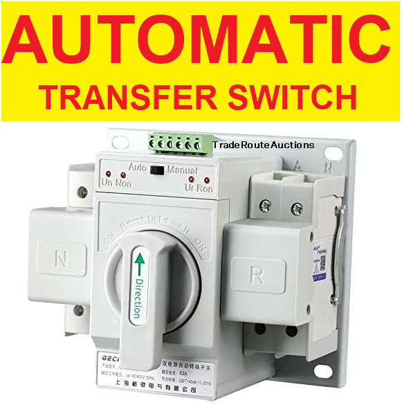Automatic Transfer Switch 2 Pole Dual Power 230V 63A Automatic Changeover Switch ATS