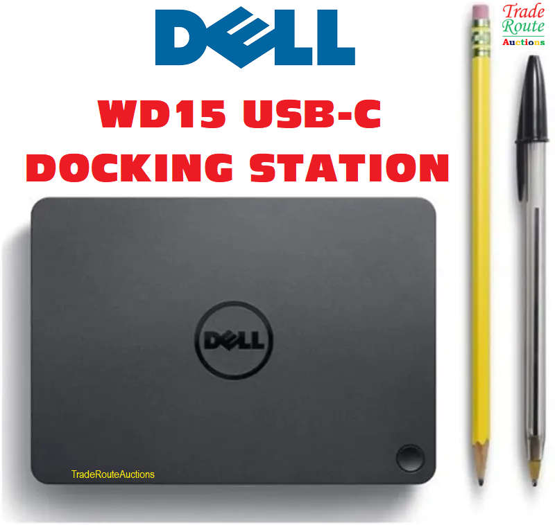 Dell business dock WD15 USB-C Docking Station K17A USB-C K17A001  - [Power Adapter Not Included]