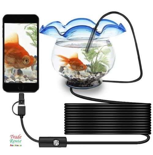 Endoscope Type-C, IP67 Endoscope Camera for Mobile with 3.5m Cable View on Cellphone Screen