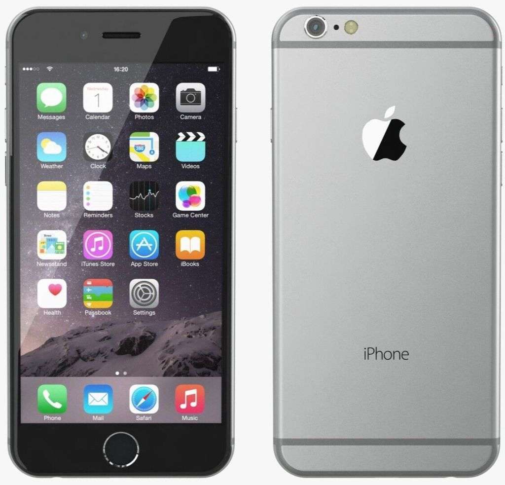 Apple iPhone 6 Space Grey (Pre Owned) outer screen cracked