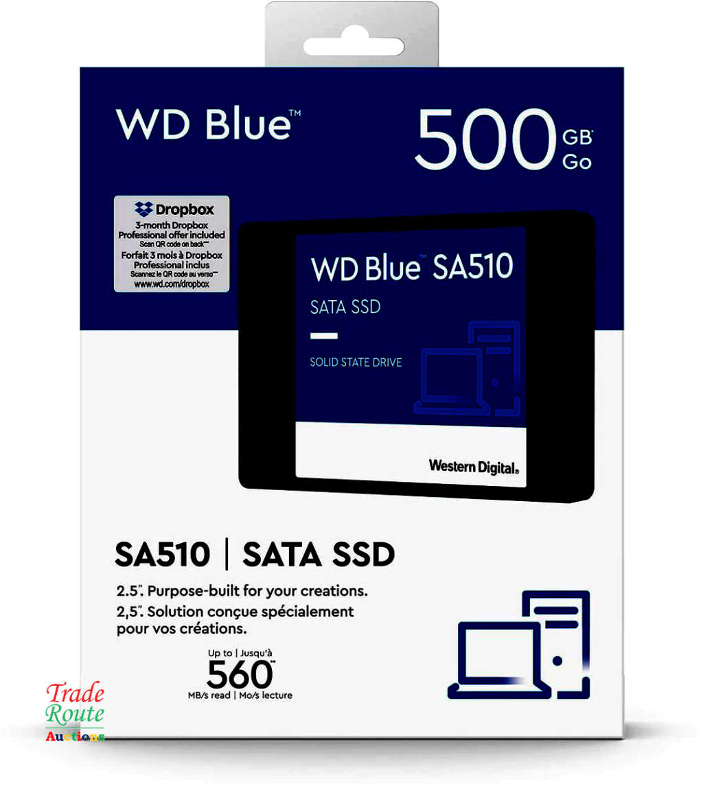 WD BLUE 500GB SSD - Solid State Drive - SATA III 2.5 inch  ** BRAND NEW ** SuperFast