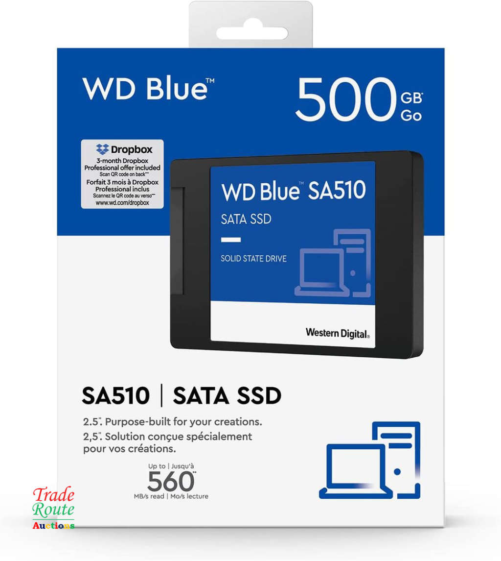 WD BLUE 500GB SSD - Solid State Drive - SATA III 2.5 inch  ** BRAND NEW ** SuperFast