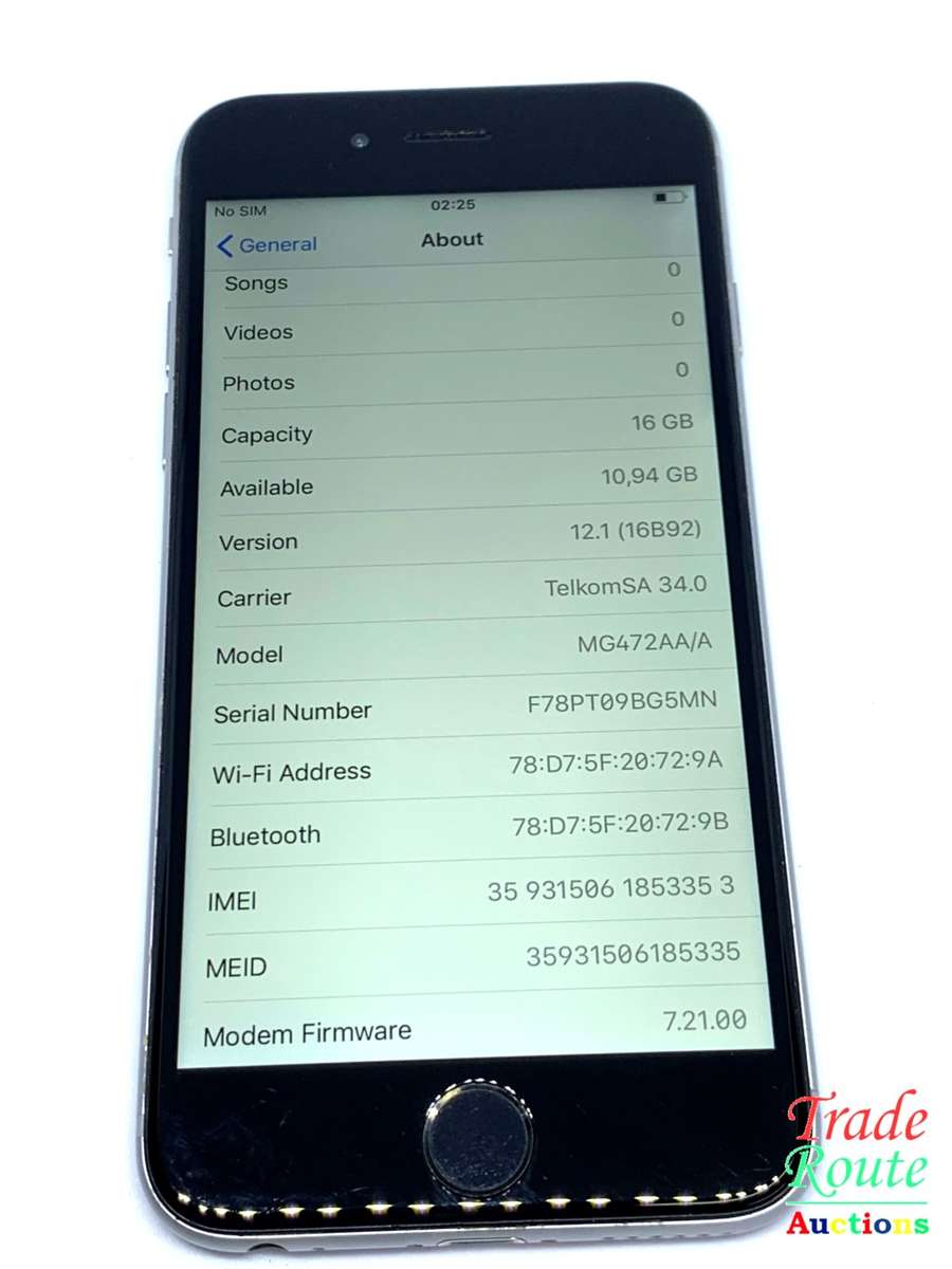 APPLE IPHONE 6  SmartPhone [ 89% Battery Health] [ GOOD CONDITION ]