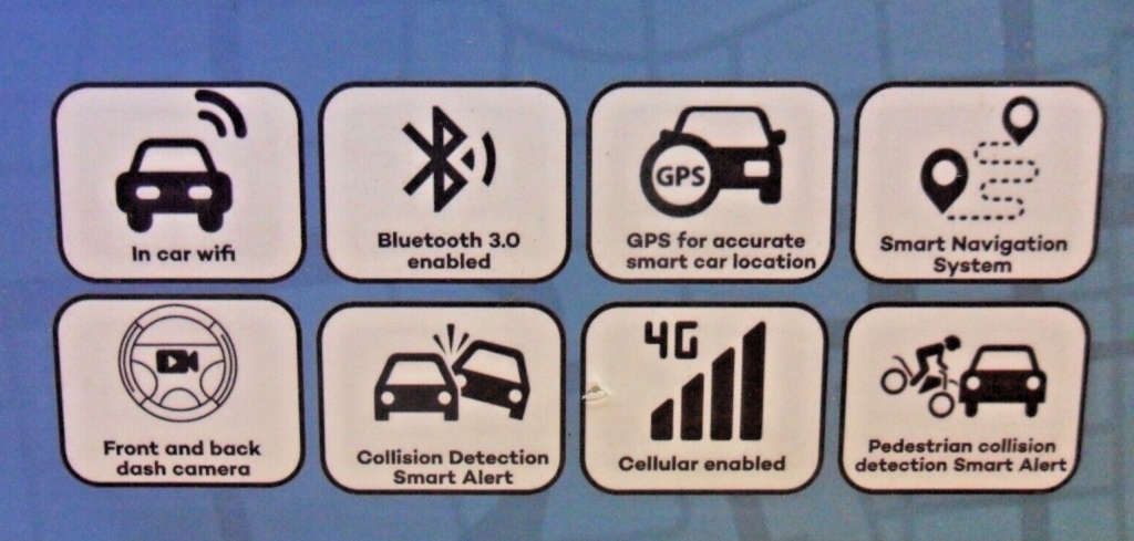 SENSORIT Smart Rear-View Mirror - DashCam - In Car WiFi - Bluetooth - GPS