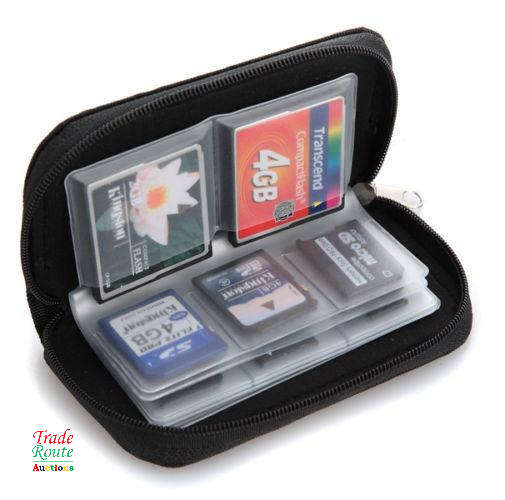 Memory Card Storage Pouch Holder Wallet SD SDHC MMC CF MicroSD