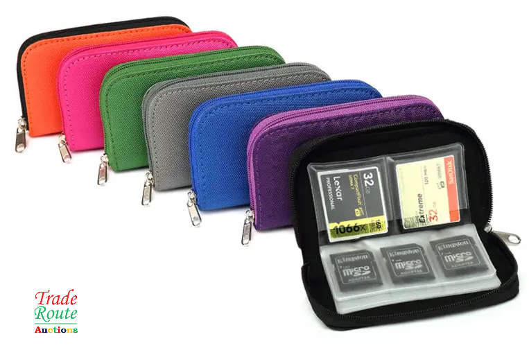 Memory Card Storage Pouch Holder Wallet SD SDHC MMC CF MicroSD
