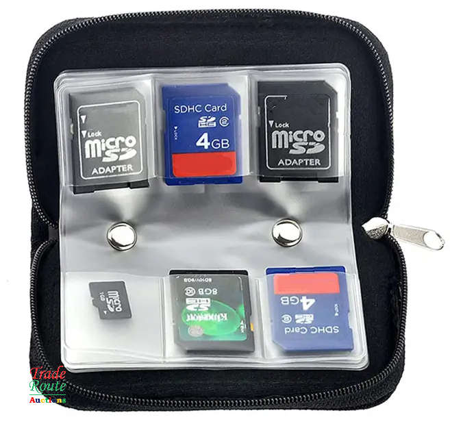 Memory Card Storage Pouch Holder Wallet SD SDHC MMC CF MicroSD