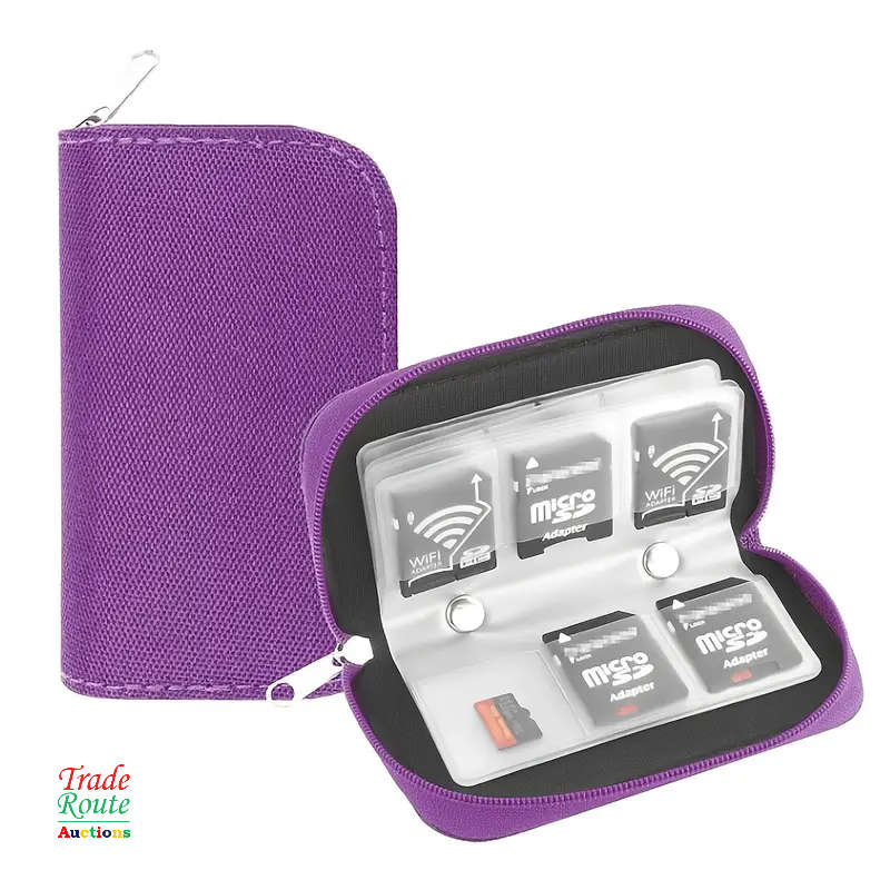 Memory Card Storage Pouch Holder Wallet SD SDHC MMC CF MicroSD