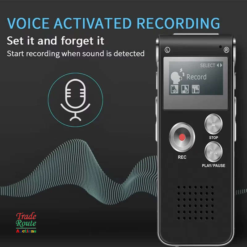 Digital Voice Recorder with LCD Screen 16GB Professional Recorder High Sound Quality