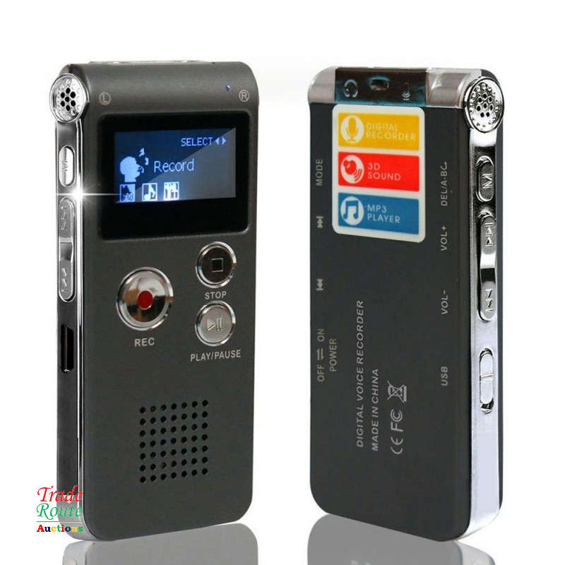 Digital Voice Recorder with LCD Screen 16GB Professional Recorder High Sound Quality