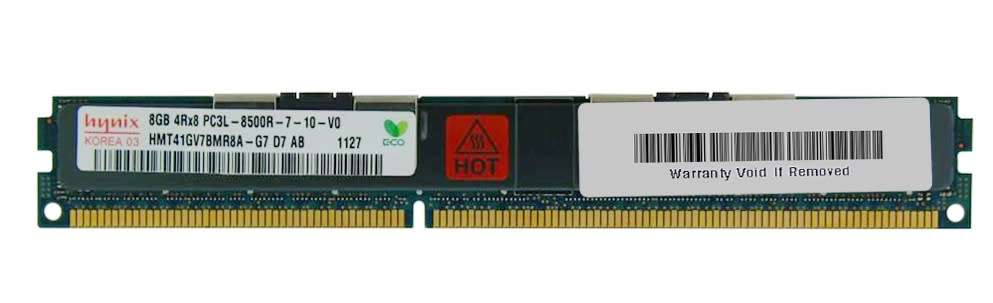 Hynix 8GB 4Rx8 PC3L 8500R Low-Profile RAM Memory Module - Only works with Server