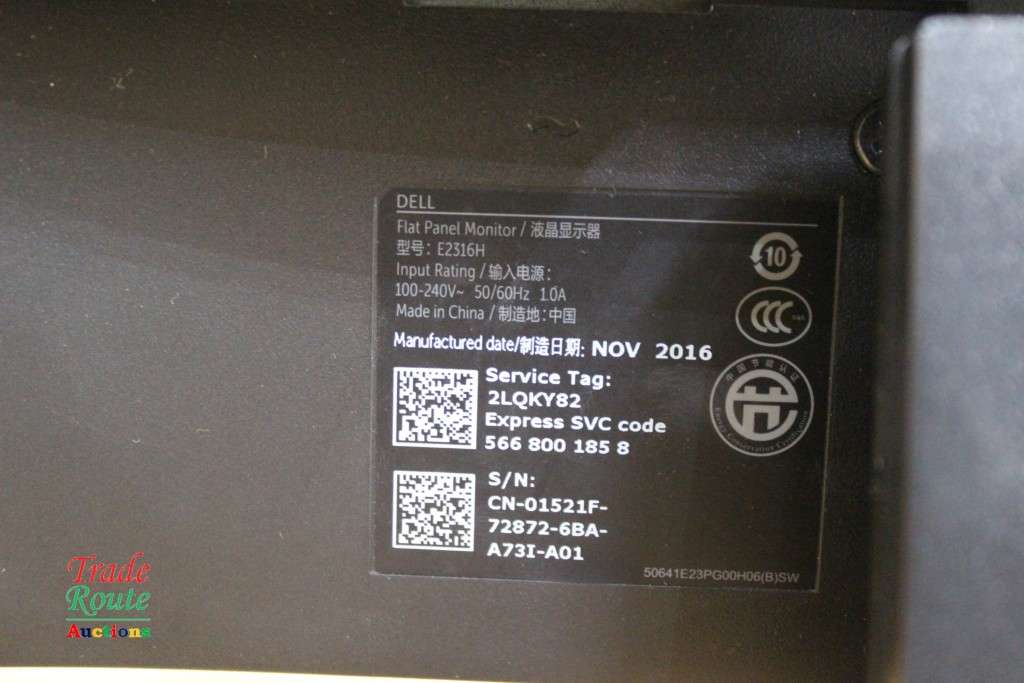 Dell E2316H 23-inch Full HD 1080p Widescreen Monitor - White Screen