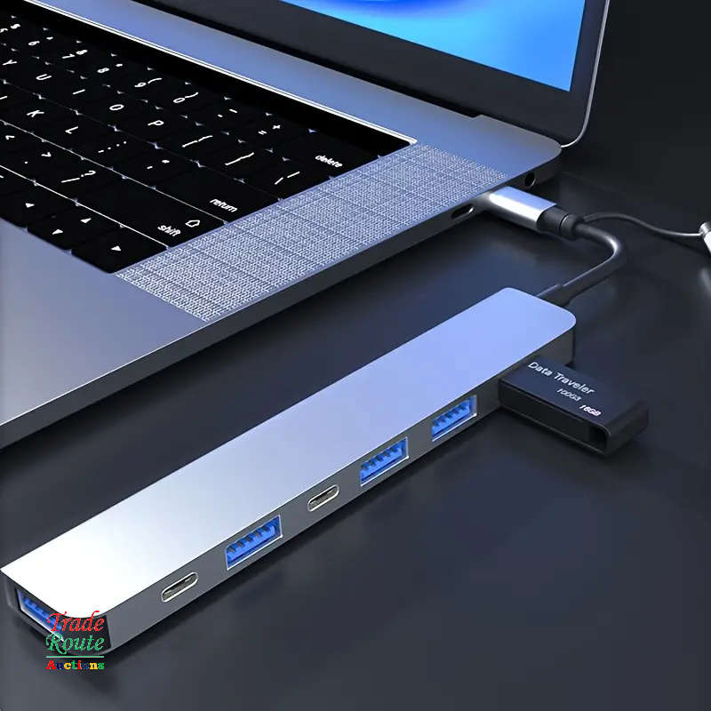 7 in 1 USB-C Adapter Hub Docking Station 7 Port USB HUB Type C Docking Station