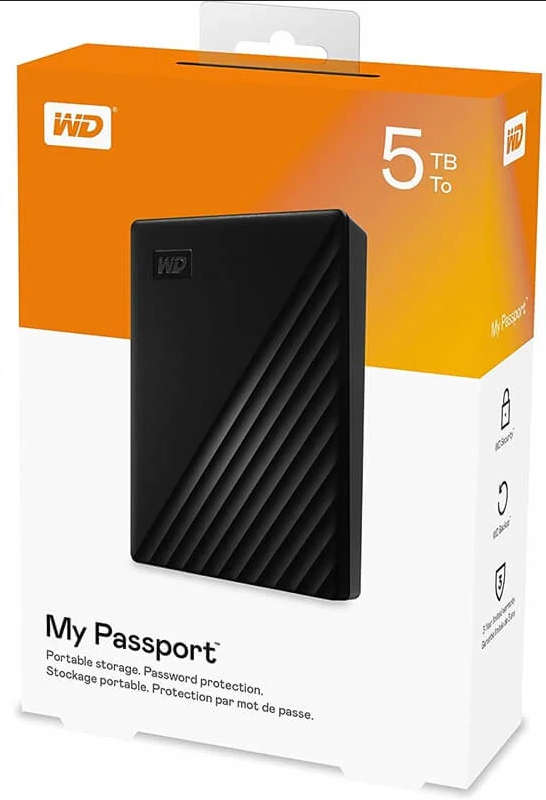 5TB External Hard Disk Western Digital My Passport | Brand New | External Drive 5000GB HDD