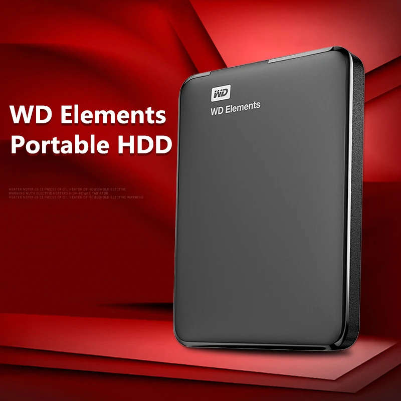 WD 2TB Elements USB 3.0 External Hard Drive