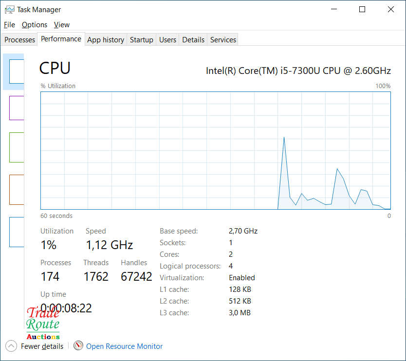 DELL LATITUDE 5580 Laptop | CORE i5 7300U 7th Gen 2.6GHz | 16GB RAM | 240GB SSD | 15.6` NOTEBOOK
