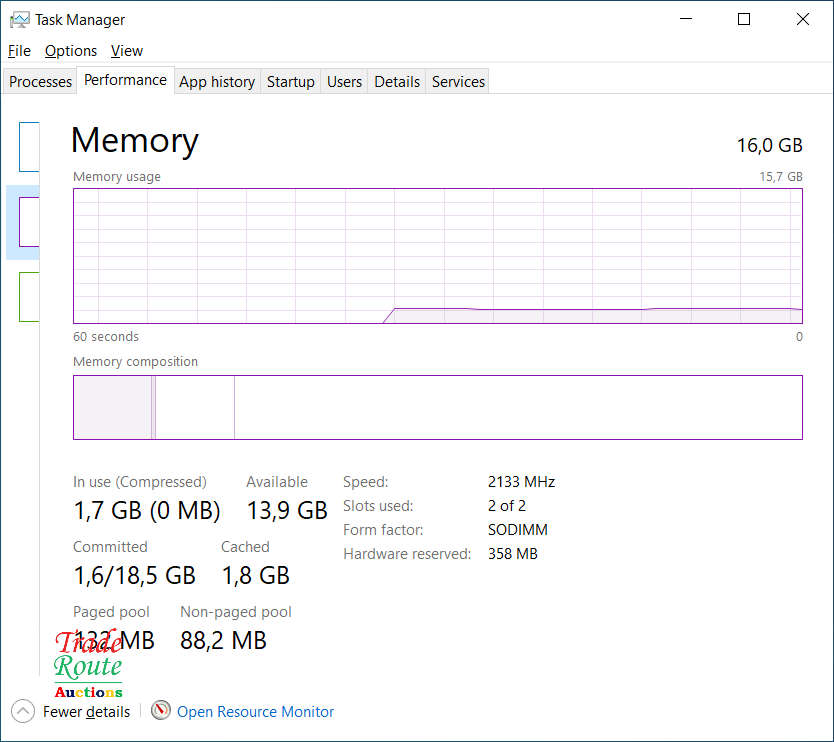 DELL LATITUDE 5580 15.6` Laptop | CORE i5 7300U 7th Gen 2.6GHz | 16GB RAM | 256GB SSD FAULTY BATTERY