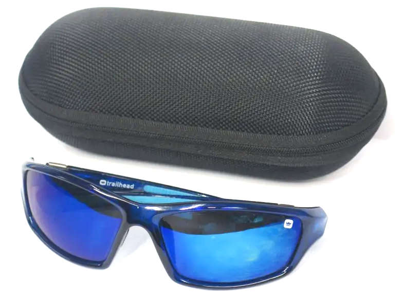 Trailhead EIGER-BLU Polarised Sunglasses - HARD CASE