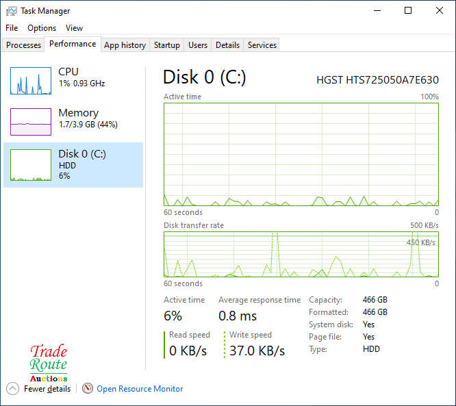 HP PROBOOK 6560b 15.6 Inch Laptop  | CORE i5 2410M 2.3GHZ | 4GB RAM | 500GB HDD