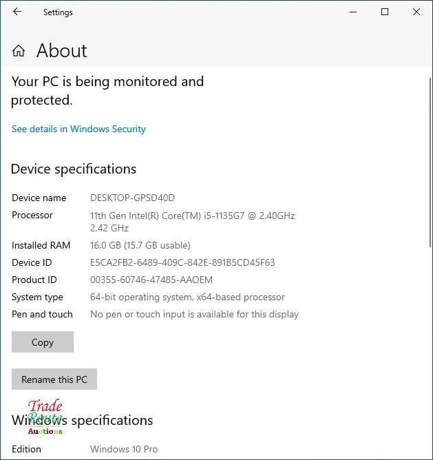 HP PROBOOK 450 G8 15.6-inch LAPTOP | CORE i5 1135G7 11th Gen  | 16GB RAM | 256GB SSD