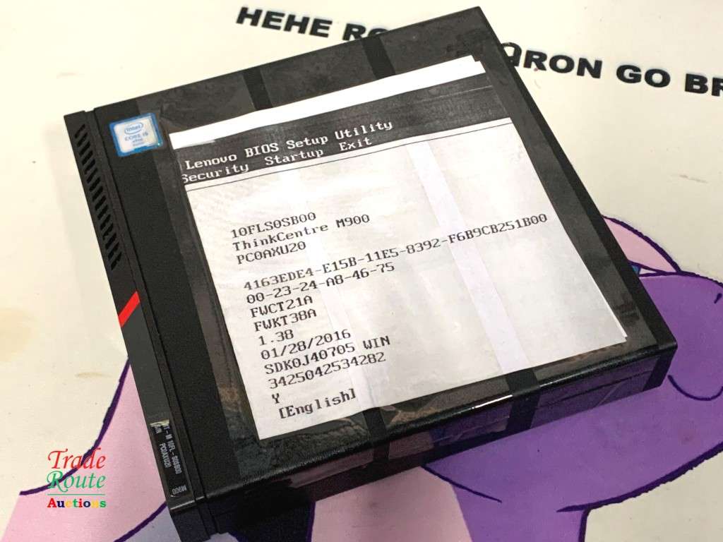 LENOVO M900 TINY Desktop Barebone Shell & Motherboard only - NO Processor RAM SSD or Power Adapter