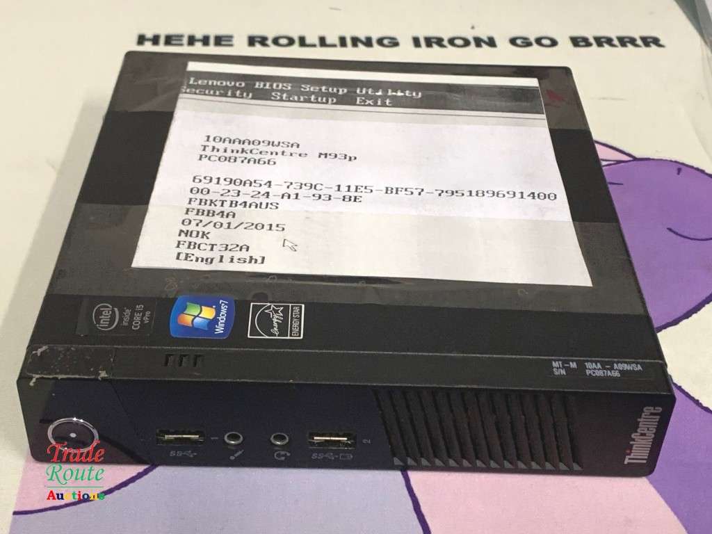 Lenovo ThinkCentre M93P Tiny Barebone Shell & Motherboard only NO Processor RAM SSD or Power Adapter